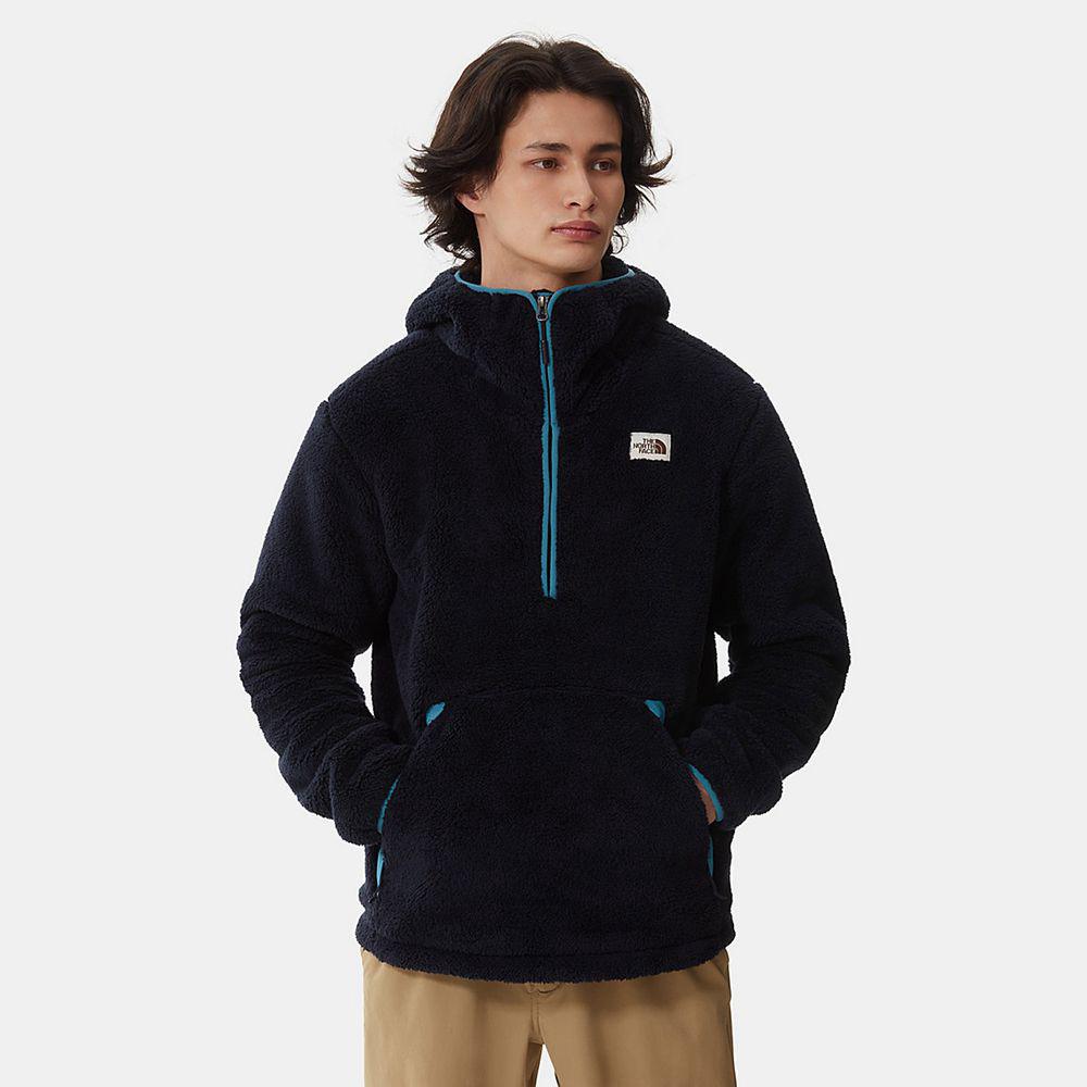 The North Face Campshire Ανδρικα Φούτερ Hoodie - Σκουρο Μπλε / Μπλε (XKRY14809)
